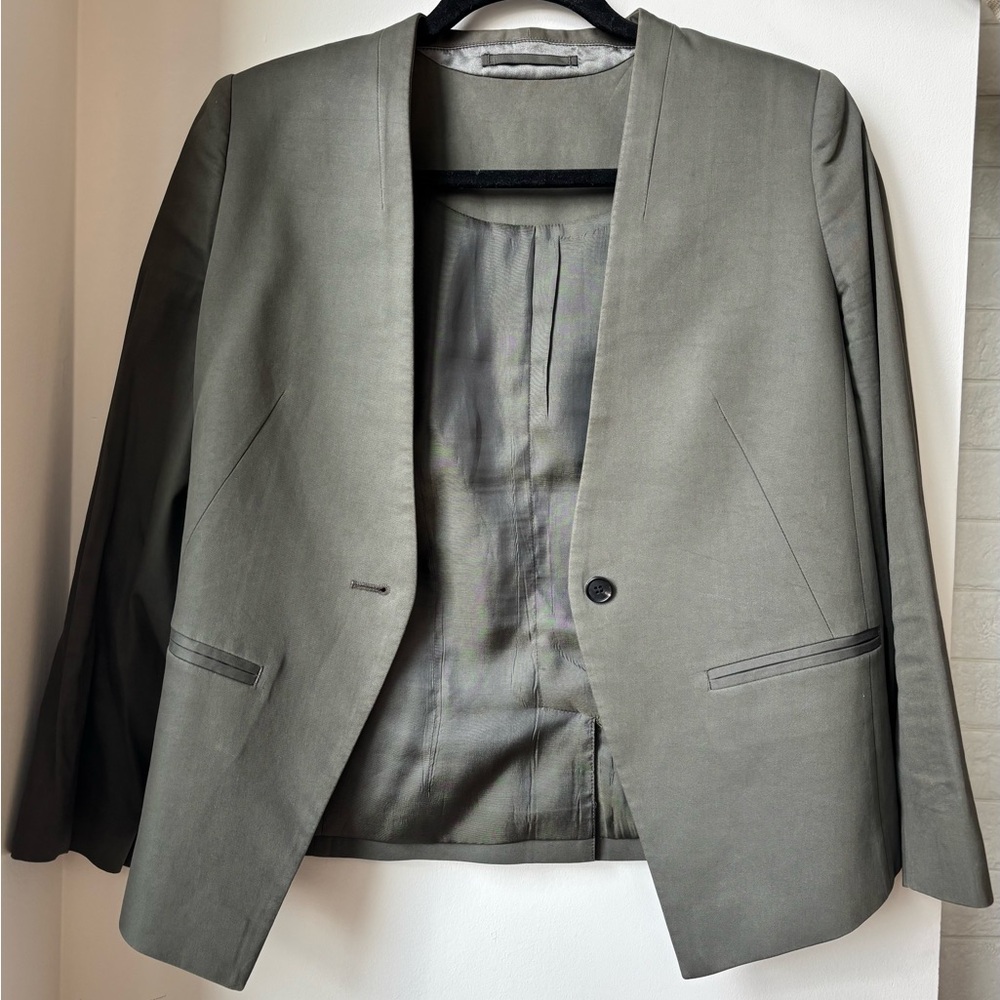 All Saints Olive Green Blazer
